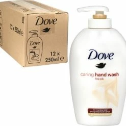 Goedkoop 🔥 Dove - Handzeep - Fine Silk - 12 X 250 Ml 🥰