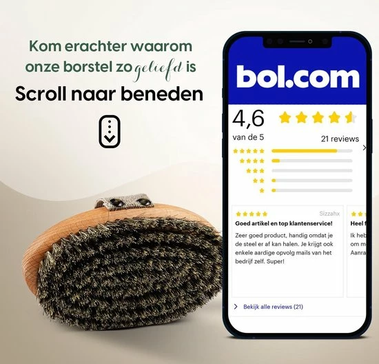 Beste recensies van 🧨 Nature's Groove 100% Natuurlijke Lichaamsborstel - 0% Plastic - Dry Brushing Badborstel/Droogborstel/Doucheborstel/Huidborstel - Beukenhout 😉 11 Beste recensies van 🧨 Nature's Groove 100% Natuurlijke Lichaamsborstel - 0% Plastic - Dry Brushing Badborstel/Droogborstel/Doucheborstel/Huidborstel - Beukenhout 😉 - Afbeelding 9