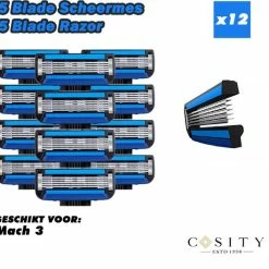 Beste recensies van ⭐ Cosity Blades Universele Scheermes - Geschikt Voor Gillette Mach 3 - 5 Blade - 12 Stuks 🤩