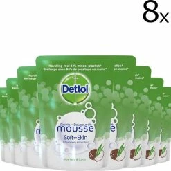 Begroting ❤️ Dettol - Magic Foam - Navulling Aloë Vera - 8 X 200 Ml 🔥