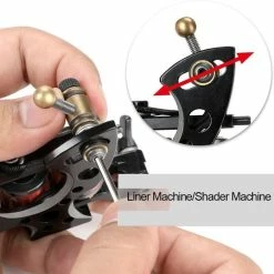 Coupon 😉 Stigma Complete Tattoo Set Met Tatoeage Gun Liner Shader 5x Inkt En 20 Tattoo Naalden, Oefenhuid ⭐ -La Roche Shop 550x537 3