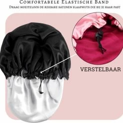 Beste Verkoop π₯ Beyeza Satijnen Slaapmuts Voor Volwassenen – Hair Bonnet Satijn – Verstelbaar - Slaapmuts Satijn – Satin Bonnet – Satijnen Bonnet – Zwart/Rood - 2 STUKS π 15 Beste Verkoop π₯ Beyeza Satijnen Slaapmuts Voor Volwassenen – Hair Bonnet Satijn – Verstelbaar - Slaapmuts Satijn – Satin Bonnet – Satijnen Bonnet – Zwart/Rood - 2 STUKS π -La Roche Shop 550x537 5