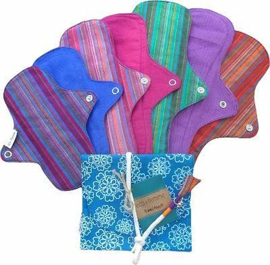 Goedkoop π Eco Femme Full Cycle Kit (wasbaar Maandverband Startset Voor Je Menstruatie) - Donker π 5 Goedkoop π Eco Femme Full Cycle Kit (wasbaar Maandverband Startset Voor Je Menstruatie) - Donker π - Afbeelding 3