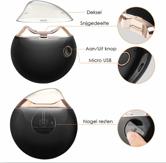 Begroting π Fused Elektrische Nagelknipper - Trimmen En Vijlen In één - Nageltrimmer - Nagelvijl - Voor Alle Leeftijden π 7 Begroting π Fused Elektrische Nagelknipper - Trimmen En Vijlen In één - Nageltrimmer - Nagelvijl - Voor Alle Leeftijden π - Afbeelding 5