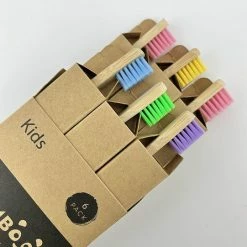 Hete verkoop 🥰 BAMBOO - Bamboe Tandenborstel Kinderen - Set Van 6 Stuks - Biologisch Afbreekbaar - Duurzaam - Plasticvrij - Recyclebaar - BPA-vrij 💯 -La Roche Shop 550x541 8