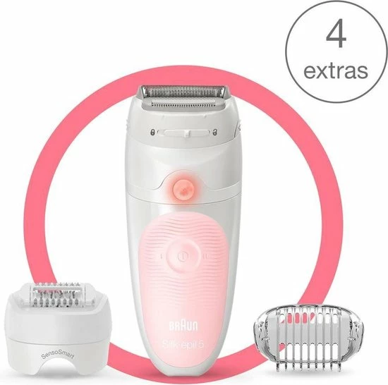 Kopen π Braun Silk-épil 5 5-620 - Epilator - Wit/Roze π₯ 3 Kopen π Braun Silk-épil 5 5-620 - Epilator - Wit/Roze π₯