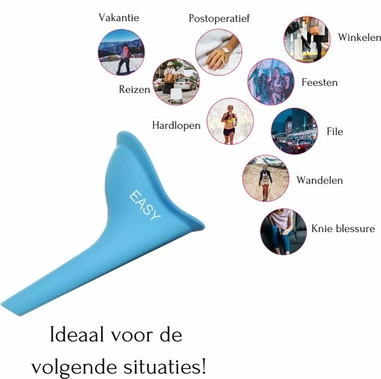 Goedkoop π₯ Easy Plastuit - Blauw - Plastuit Voor Vrouwen - Plastuitjes - Urinaal - Siliconen-plaskoker - Plas Zak π 5 Goedkoop π₯ Easy Plastuit - Blauw - Plastuit Voor Vrouwen - Plastuitjes - Urinaal - Siliconen-plaskoker - Plas Zak π - Afbeelding 3