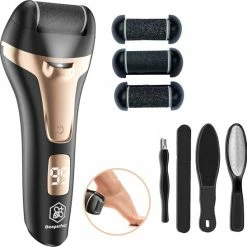 Hete verkoop 🔥 Beeperfect® Elektrische Eeltverwijderaar - Draadloos & Oplaadbaar - LED Lampje - Voetvijl - Eeltvijl - Gratis Pedicure Set - ⭐