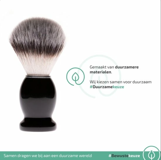 Top 10 π Biowust Scheerkwast Met Zachte Haren - Voor Een Volle Scheerschuim En Gelijkmatige Verdeling - 100% Vegan - Gemaakt Van Duurzame Materialen - Zwart π 7 Top 10 π Biowust Scheerkwast Met Zachte Haren - Voor Een Volle Scheerschuim En Gelijkmatige Verdeling - 100% Vegan - Gemaakt Van Duurzame Materialen - Zwart π - Afbeelding 5