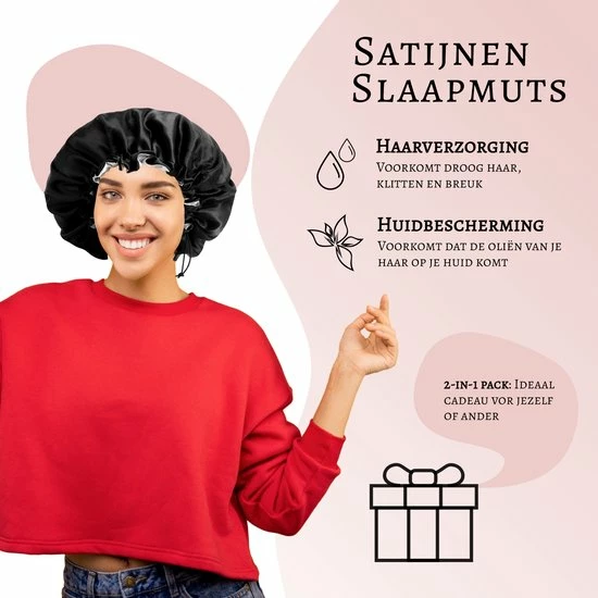 Top 10 β Beyeza Bonnet Satijnen Slaapmuts Voor Volwassenen – Haarnetje – Haarverzorging - Satijn – Verstelbaar - Zwart/Groen - 2 STUKS π 5 Top 10 β Beyeza Bonnet Satijnen Slaapmuts Voor Volwassenen – Haarnetje – Haarverzorging - Satijn – Verstelbaar - Zwart/Groen - 2 STUKS π - Afbeelding 3