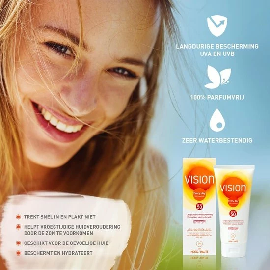Beste deal π Vision Every Day Sun Protection Zonnebrand - SPF 50 - 100 Ml β 9 Beste deal π Vision Every Day Sun Protection Zonnebrand - SPF 50 - 100 Ml β - Afbeelding 7
