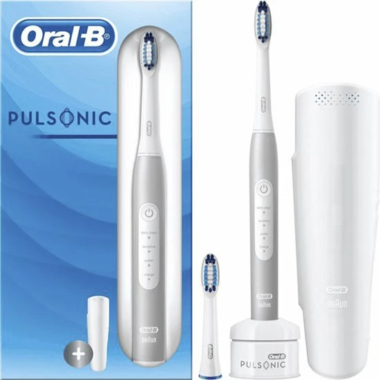 Goedkoopste 𧨠Oral B Oral-B Pulsonic Slim Luxe 4200 - Travel Edition Platinum - Elektrische Tandenborstel π 9 Goedkoopste 𧨠Oral B Oral-B Pulsonic Slim Luxe 4200 - Travel Edition Platinum - Elektrische Tandenborstel π - Afbeelding 7