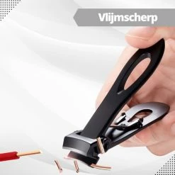 Hete verkoop ❤️ AdroitGoods Nagelknipper Set - Nageltang - Nagelschaar - Kalknagels - Teennagel - Pedicure - Incl. Nagelvijl - Zwart ✔️ -La Roche Shop 550x550 167