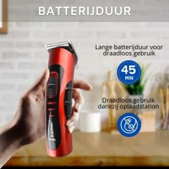 Beste Verkoop 🧨 Merkloos Tondeuse - 5 Opzetkammen - Oplaadstation - Tondeuse Mannen 🧨 -La Roche Shop 550x550 198