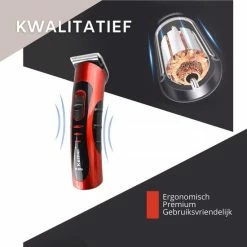 Beste Verkoop 🧨 Merkloos Tondeuse - 5 Opzetkammen - Oplaadstation - Tondeuse Mannen 🧨 -La Roche Shop 550x550 200