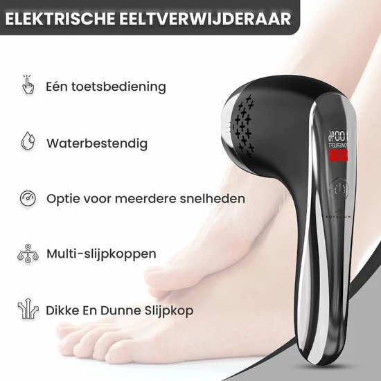 Hete verkoop π― Royal WM - Serie 4000 Pro - Elektrische Eeltverwijderaar - 15 Delig - Voetvijl En Eeltvijl - Spatwaterdicht IPX 6- Zwart π₯ 4 Hete verkoop π― Royal WM - Serie 4000 Pro - Elektrische Eeltverwijderaar - 15 Delig - Voetvijl En Eeltvijl - Spatwaterdicht IPX 6- Zwart π₯ - Afbeelding 2