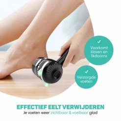 Kopen 🎁 Vulpes Goods Vulpes BeautyCare® Elektrische Eelt Verwijderaar Pro – Stofzuigfunctie – 3 Snelheden – Inclusief 3 Vijlschijven & Borstel - USB-Oplaadbaar 😀 -La Roche Shop 550x550 299