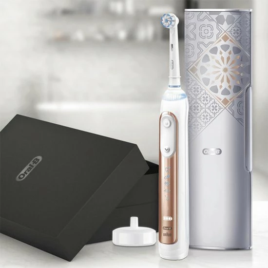 Gloednieuw π Oral B Oral-B Genius X 20100S - Luxe Edition Roségoud - Elektrische Tandenborstel β€οΈ 5 Gloednieuw π Oral B Oral-B Genius X 20100S - Luxe Edition Roségoud - Elektrische Tandenborstel β€οΈ - Afbeelding 3