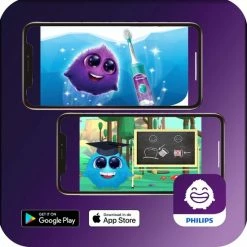 Top 10 😉 Philips Sonicare For Kids HX6321/03 - Elektrische Tandenborstel - Blauw 🛒 -La Roche Shop 550x550 366