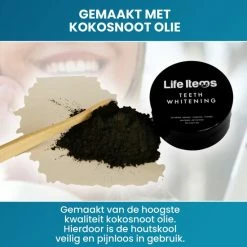 Top 10 👍 Life Items Houtskool Poeder Voor Wittere Tanden - Bamboo Tandenborstel - Tanden Bleken - Tandsteen - Tandplak - Gele Tanden - Teeth Whitener - Wit Gebit - 30 Gram 🔔 -La Roche Shop 550x550 44