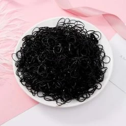 Aanbiedingen 👏 Sparkolia 1000 STUKS - Kleine Elastiekjes - Zwart - Vlechtjes Elastieken - Mini Haar Elastiek Voor Dreadlocks / Vlechten - Kinderen / Volwassenen 🥰 -La Roche Shop 550x550 494