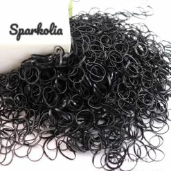 Aanbiedingen 👏 Sparkolia 1000 STUKS - Kleine Elastiekjes - Zwart - Vlechtjes Elastieken - Mini Haar Elastiek Voor Dreadlocks / Vlechten - Kinderen / Volwassenen 🥰 -La Roche Shop 550x550 496