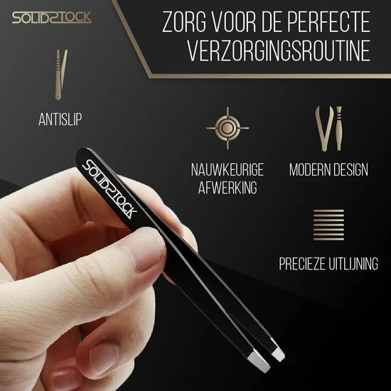 Goedkoop π₯ SolidStock Professionele Pincet Epileer - Tweezer - Zwart π 5 Goedkoop π₯ SolidStock Professionele Pincet Epileer - Tweezer - Zwart π - Afbeelding 3