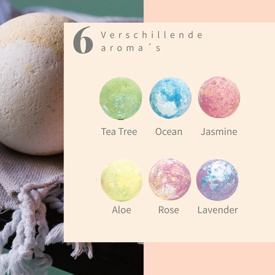 Flash-uitverkoop π Timmers Trading Bruisballen Voor Bad – XXXL Maat 175 Gram – 6 Unieke Geuren En Kleuren – 100% Natuurlijk π 5 Flash-uitverkoop π Timmers Trading Bruisballen Voor Bad – XXXL Maat 175 Gram – 6 Unieke Geuren En Kleuren – 100% Natuurlijk π - Afbeelding 3