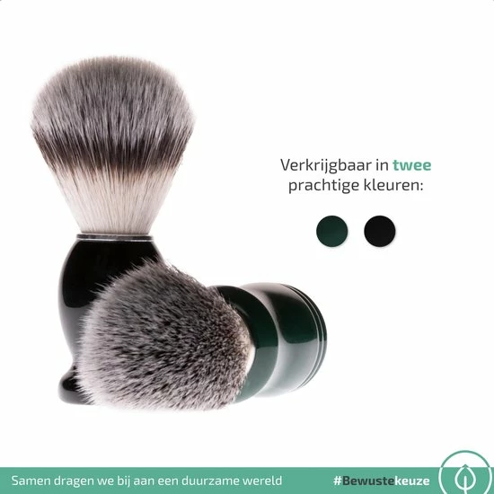 Top 10 π Biowust Scheerkwast Met Zachte Haren - Voor Een Volle Scheerschuim En Gelijkmatige Verdeling - 100% Vegan - Gemaakt Van Duurzame Materialen - Zwart π 6 Top 10 π Biowust Scheerkwast Met Zachte Haren - Voor Een Volle Scheerschuim En Gelijkmatige Verdeling - 100% Vegan - Gemaakt Van Duurzame Materialen - Zwart π - Afbeelding 4