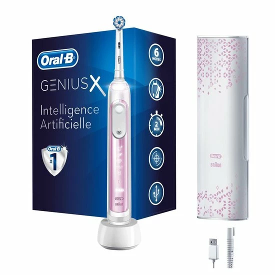 Goedkoopste π Oral B Oral-B Genius X 20000N - Roze - Elektrische Tandenborstel π 5 Goedkoopste π Oral B Oral-B Genius X 20000N - Roze - Elektrische Tandenborstel π - Afbeelding 3