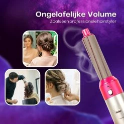 Promo π Viptiek - Hairwrap - Föhnborstel - Multistyler - Airwrap Krultang - Automatische Krultang - 5 In 1 Multistyler - Krulborstel - Borstel Föhn - Wafeltang 𧨠9 Promo π Viptiek - Hairwrap - Föhnborstel - Multistyler - Airwrap Krultang - Automatische Krultang - 5 In 1 Multistyler - Krulborstel - Borstel Föhn - Wafeltang 𧨠-La Roche Shop 550x550 567