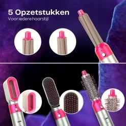 Promo π Viptiek - Hairwrap - Föhnborstel - Multistyler - Airwrap Krultang - Automatische Krultang - 5 In 1 Multistyler - Krulborstel - Borstel Föhn - Wafeltang 𧨠10 Promo π Viptiek - Hairwrap - Föhnborstel - Multistyler - Airwrap Krultang - Automatische Krultang - 5 In 1 Multistyler - Krulborstel - Borstel Föhn - Wafeltang 𧨠-La Roche Shop 550x550 568