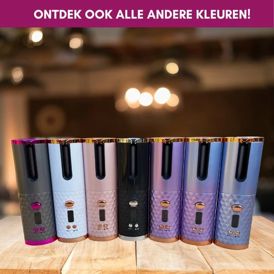 Gloednieuw π PH Goods® - Black Friday Deal - Automatische Krultang - Draagbaar - Draadloos - USB Oplaadbaar - Keramische Krultang - Hair Curler - Haar Kruller - Magic Hair Curler - Keramische Krulijzer - Gradient π 4 Gloednieuw π PH Goods® - Black Friday Deal - Automatische Krultang - Draagbaar - Draadloos - USB Oplaadbaar - Keramische Krultang - Hair Curler - Haar Kruller - Magic Hair Curler - Keramische Krulijzer - Gradient π - Afbeelding 2