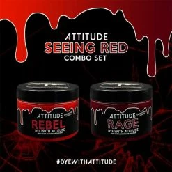 Goedkoopste ✔️ Attitude Hairdye Attitude Hair Dye Semi Permanente Haarverf SEEING RED Duo Combi Set 2 Potjes Haarverf Rood ⭐ -La Roche Shop 550x550 638