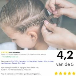 Groothandel 😀 Glim® 500x Zwarte Mini Elastiekjes - Meisjes - Baby - Kinderen - Haar Elastieken - Elastiek - Extra Sterk 🥰 -La Roche Shop 550x550 701