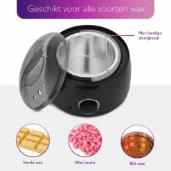 Aanbiedingen 😉 QY Waxen Of Harsen Met De Wax Verwarmer - Zijdezachte Huid – Benen En Armen – Pro-Wax 100 – Zwart 🔔 -La Roche Shop 550x550 741