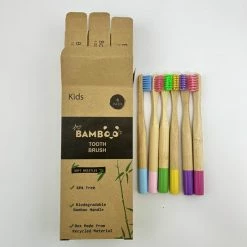Hete verkoop 🥰 BAMBOO - Bamboe Tandenborstel Kinderen - Set Van 6 Stuks - Biologisch Afbreekbaar - Duurzaam - Plasticvrij - Recyclebaar - BPA-vrij 💯 -La Roche Shop 550x550 757