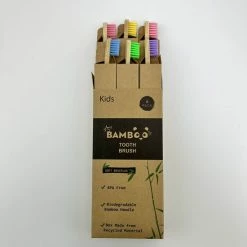 Hete verkoop 🥰 BAMBOO - Bamboe Tandenborstel Kinderen - Set Van 6 Stuks - Biologisch Afbreekbaar - Duurzaam - Plasticvrij - Recyclebaar - BPA-vrij 💯 -La Roche Shop 550x550 761