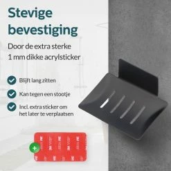 Beste Verkoop ⭐ Moodcare® RVS Zeepbakje Zwart – Zeephouder Hangend Zonder Boren – Zeepschaaltje & Shampoo Bar Houder 💯 15 Beste Verkoop ⭐ Moodcare® RVS Zeepbakje Zwart – Zeephouder Hangend Zonder Boren – Zeepschaaltje & Shampoo Bar Houder 💯 -La Roche Shop 550x550 792