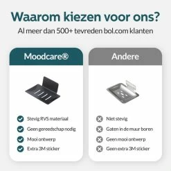 Beste Verkoop ⭐ Moodcare® RVS Zeepbakje Zwart – Zeephouder Hangend Zonder Boren – Zeepschaaltje & Shampoo Bar Houder 💯 16 Beste Verkoop ⭐ Moodcare® RVS Zeepbakje Zwart – Zeephouder Hangend Zonder Boren – Zeepschaaltje & Shampoo Bar Houder 💯 -La Roche Shop 550x550 793
