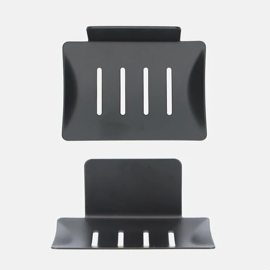 Beste Verkoop ⭐ Moodcare® RVS Zeepbakje Zwart – Zeephouder Hangend Zonder Boren – Zeepschaaltje & Shampoo Bar Houder 💯 8 Beste Verkoop ⭐ Moodcare® RVS Zeepbakje Zwart – Zeephouder Hangend Zonder Boren – Zeepschaaltje & Shampoo Bar Houder 💯 - Afbeelding 6