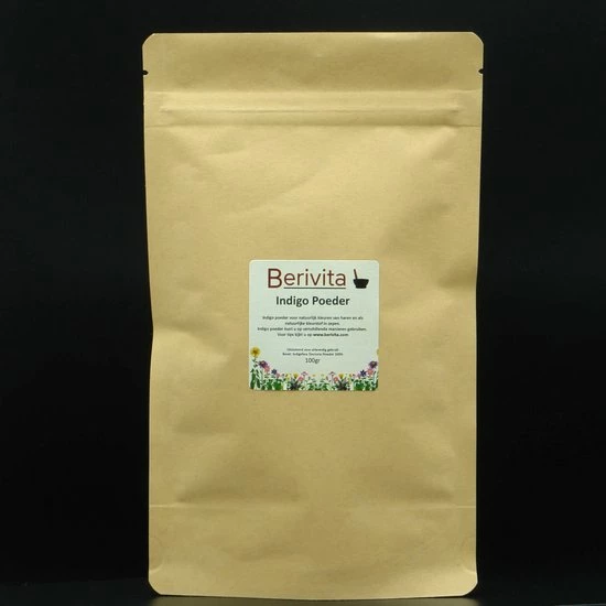 Gloednieuw π Berivita Indigo Poeder 100% Zuiver - 100gr β 3 Gloednieuw π Berivita Indigo Poeder 100% Zuiver - 100gr β