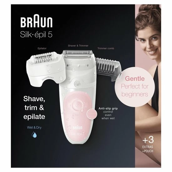 Kopen π Braun Silk-épil 5 5-620 - Epilator - Wit/Roze π₯ 6 Kopen π Braun Silk-épil 5 5-620 - Epilator - Wit/Roze π₯ - Afbeelding 4