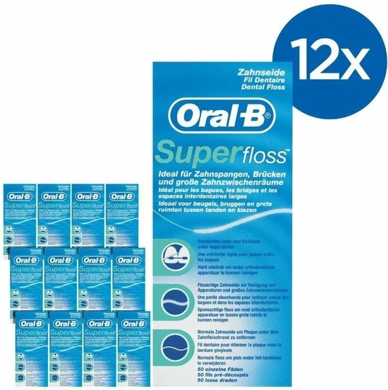 Coupon π Oral B Superfloss 12 X 50 Stuks - Flosdraad - Voordeelverpakking π₯° 3 Coupon π Oral B Superfloss 12 X 50 Stuks - Flosdraad - Voordeelverpakking π₯°
