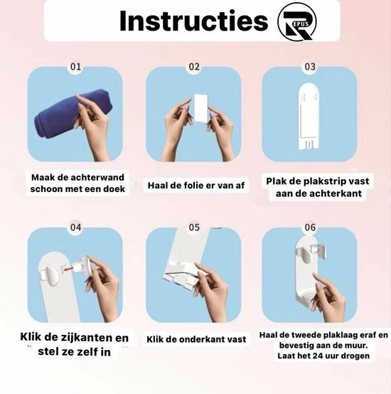 Beste Pirce β€οΈ Repus Wit Elektrische Tandenborstel Houder Universeel| Standaard | Muurstandaard |Zelfklevend |Geschikt Voor Philips, Sony Care Oral-B |Zonder Boren | Musthave |Badkamer Systeem π₯ 5 Beste Pirce β€οΈ Repus Wit Elektrische Tandenborstel Houder Universeel| Standaard | Muurstandaard |Zelfklevend |Geschikt Voor Philips, Sony Care Oral-B |Zonder Boren | Musthave |Badkamer Systeem π₯ - Afbeelding 3