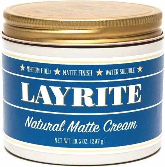 Nieuw π Layrite Natural Matte Cream Pomade 297g π 3 Nieuw π Layrite Natural Matte Cream Pomade 297g π