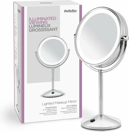 Flash-uitverkoop π BaByliss Lighted Makeup Mirror 9436E - Make Up Spiegel π₯ 8 Flash-uitverkoop π BaByliss Lighted Makeup Mirror 9436E - Make Up Spiegel π₯ - Afbeelding 6