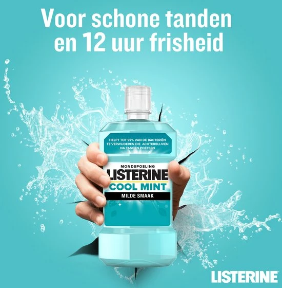 Nieuw 😉 Pack Of 3 - Listerine Cool Mint Milde Smaak Mondspoeling 500 Ml 🧨 5 Nieuw 😉 Pack Of 3 - Listerine Cool Mint Milde Smaak Mondspoeling 500 Ml 🧨 - Afbeelding 3