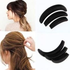 Aanbiedingen 🤩 Ardran & Tookar Toupeer Blokjes - Haar Touperen - Volume Opsteken - Bumpit Haar Croissant - Zwart - 3 Stuks 😍 -La Roche Shop 550x561