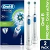 Hete verkoop 👏 Duopack Oral B 600 Cross Action Elektrische Tandenborstel - 2 Stuks Voordeelverpakking 🧨 -La Roche Shop 550x561 3